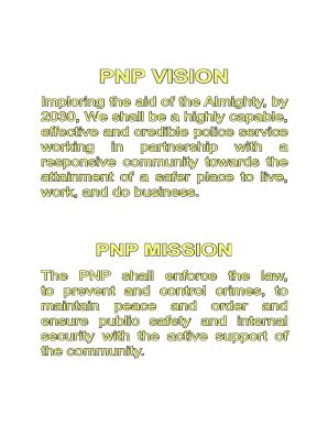 pnp mission and vision|pnp core values.